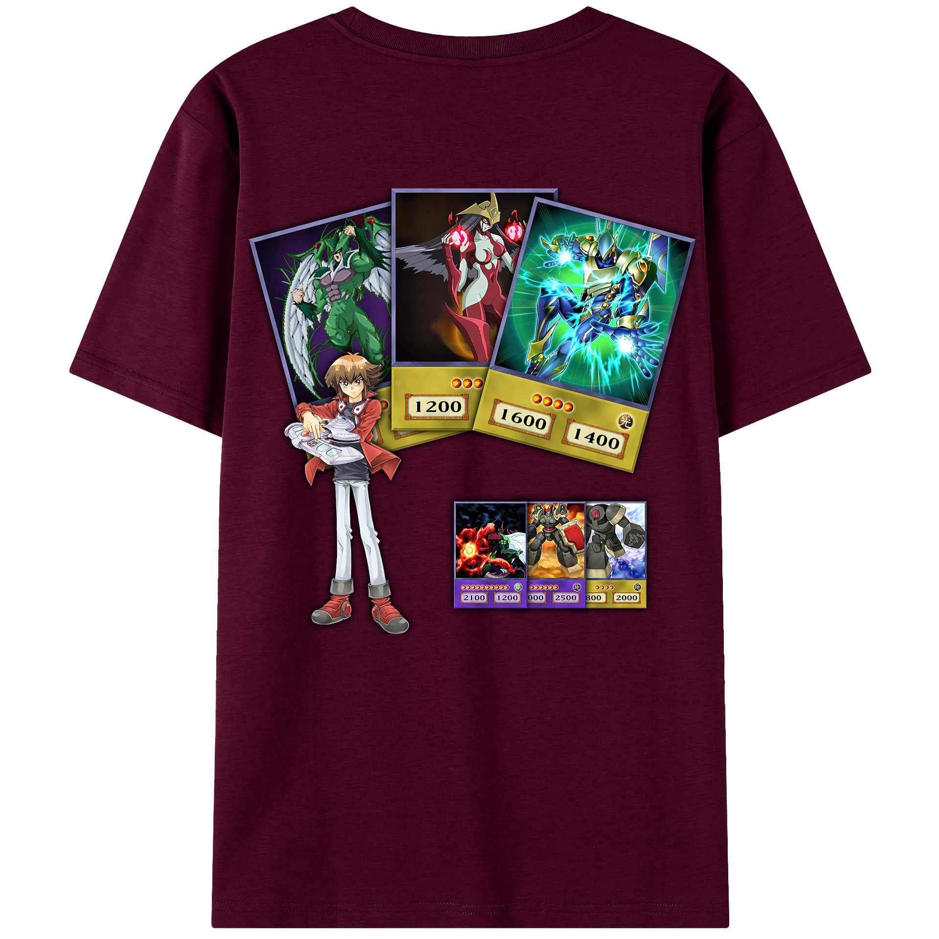 （画像用） 遊☆戯☆王 Yu-Gi-Oh! レディース半袖Tシャツ(バックプリント)